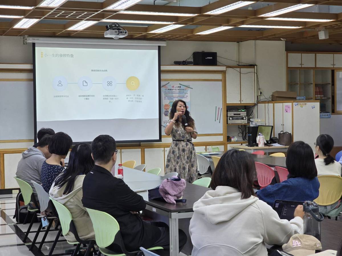 楊謦琳諮商心理師分享「用正向教養讓孩子長出耐挫力」