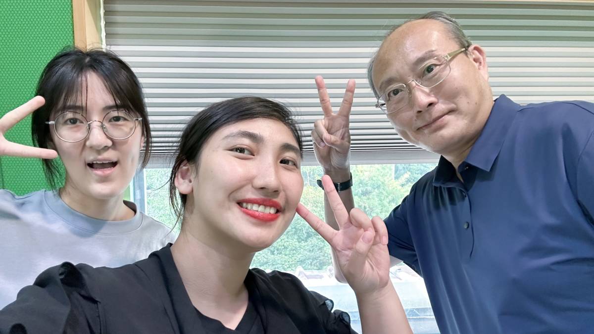 與通靈師張其錚合照～以及可愛的筠庭❤️