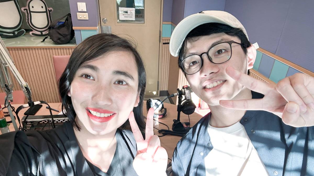 與洪翊訓合照～