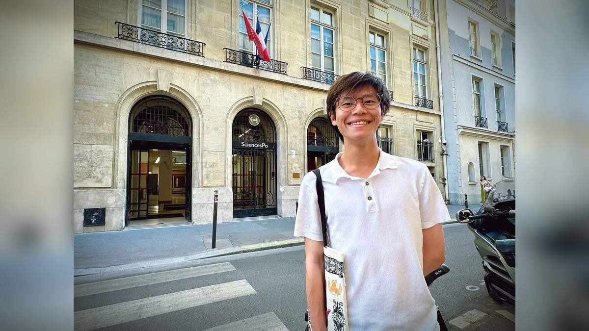 在巴黎政治學院交換的王善