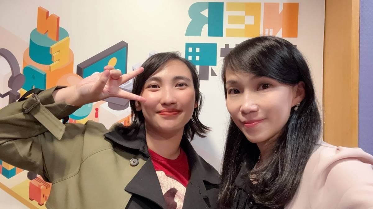 與美麗的小金姐姐合照❤️