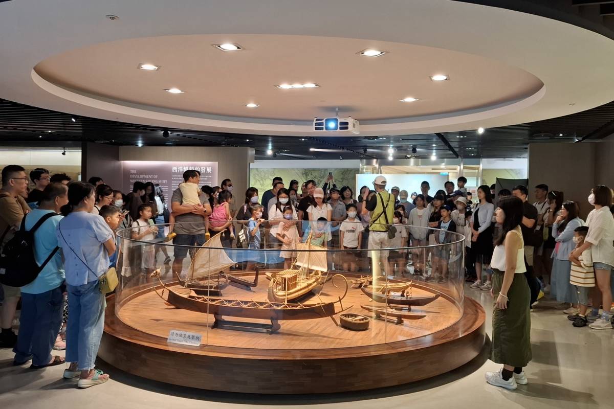 2025張榮發基金會藝術季期間，長榮海事博物館免費開放全民參訪，體驗海洋文化之美(圖片提供/張榮發基金會)