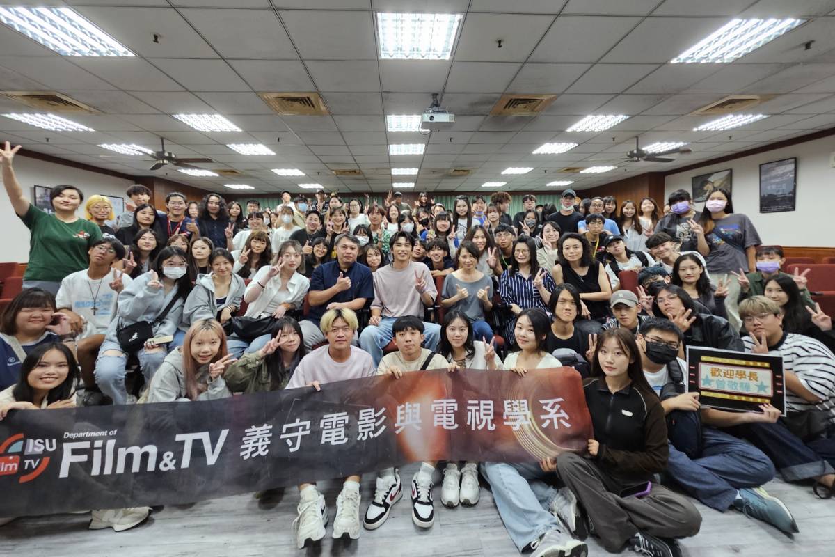 曾敬驊回學校與學弟妹分享演員成長之路