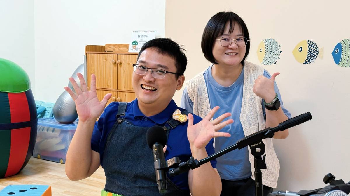 林奕宏老師與彭欣怡老師分享台灣台語家庭