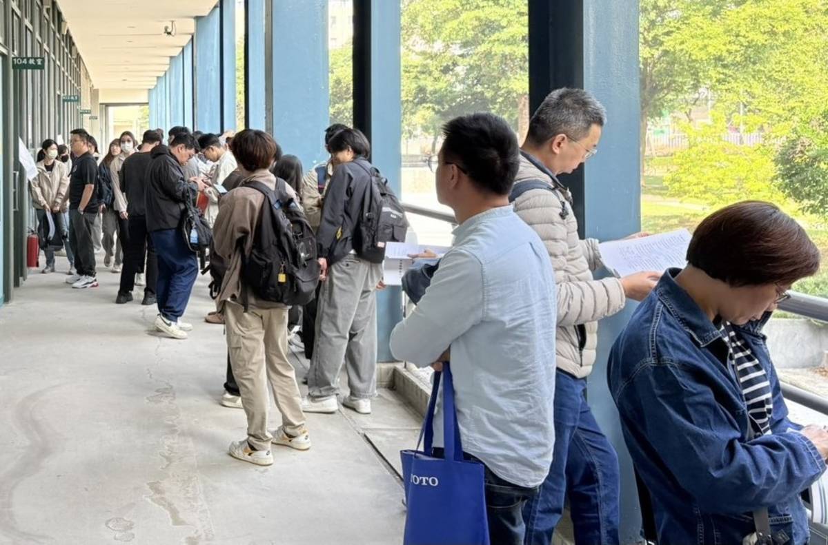 環境部淨零綠領人才培育課程11月22日舉行測驗，共有800人報考。(環境部提供)