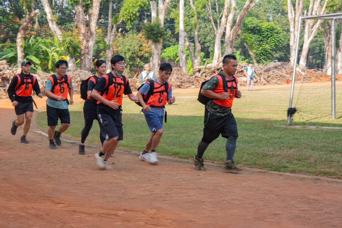 術科測驗-負重跑走(圖片：農業部提供)