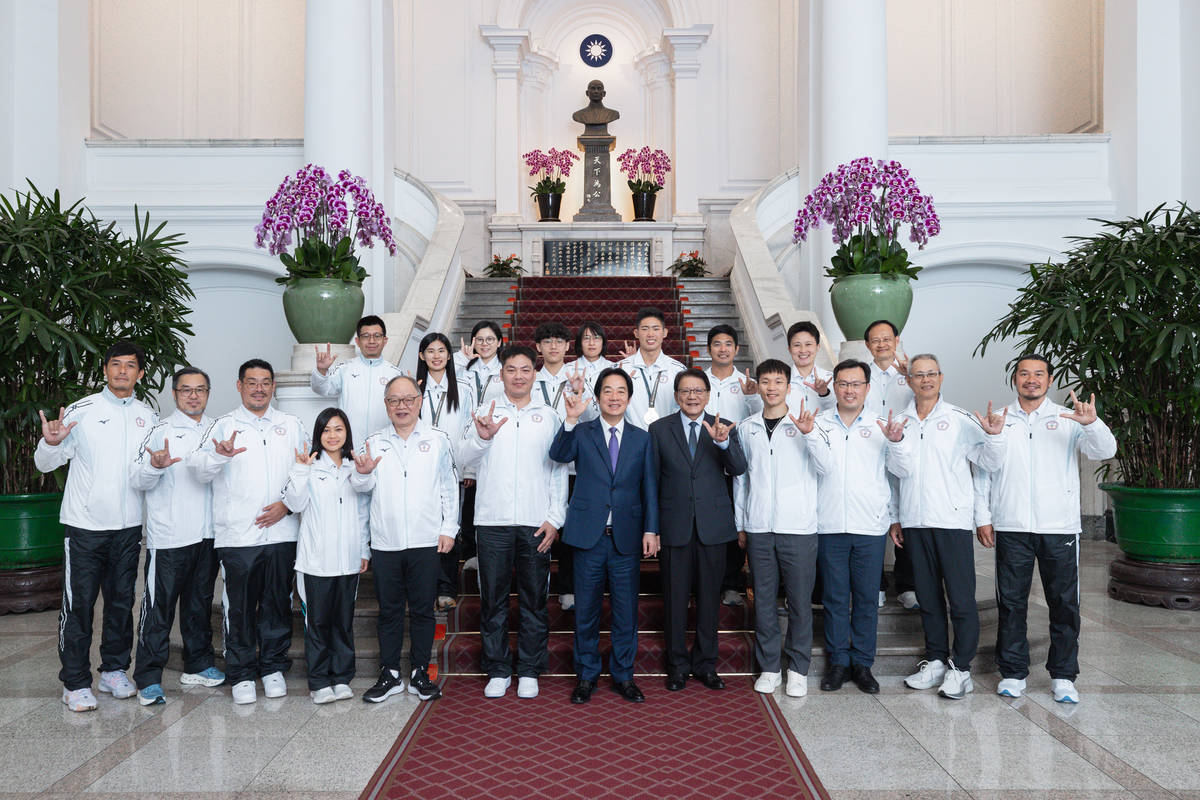 總統賴清德今天（2日）下午接見「2025年東京第25屆達福林匹克運動會」代表團選手、教練及隊職員，肯定代表團在東京聽奧的優異表現。(圖片來源：總統府flickr)