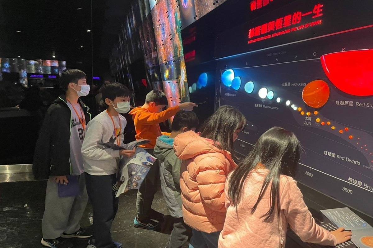 臺北天文館寒假天文營12月5日起開始報名
