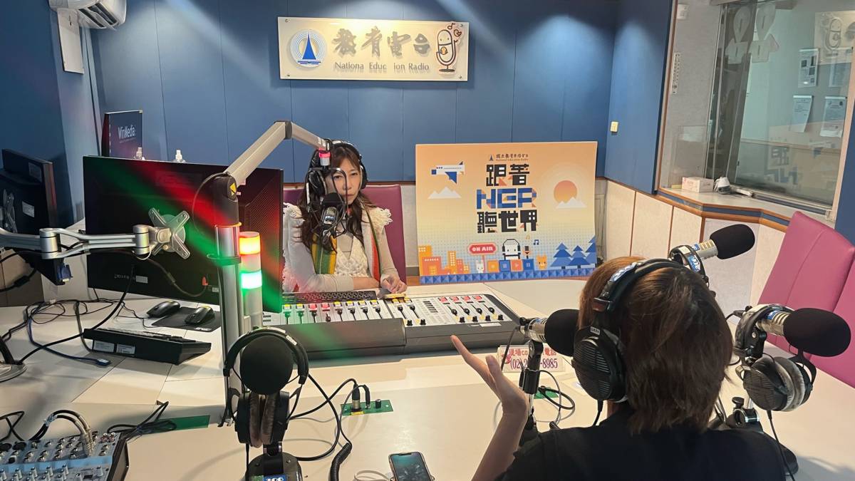 圖3-2端端主持人 VS 大風之島紀錄片導演許雅婷