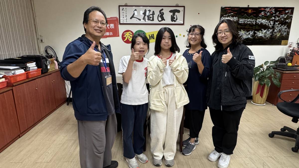 113學年度「健康體位績優學校遴選」-特優-新北市永和區秀朗國民小學-採訪合照