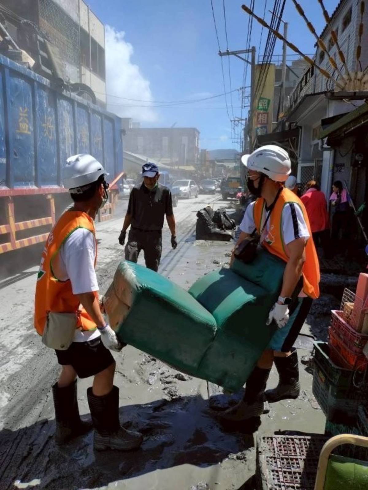 替代役支援花蓮災後復原工作