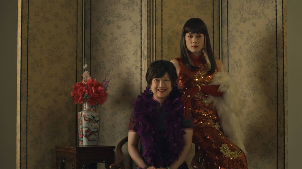 圖5-2許瑞奇(右)和洪慧芳在《好孩子》中演繹動人母子情