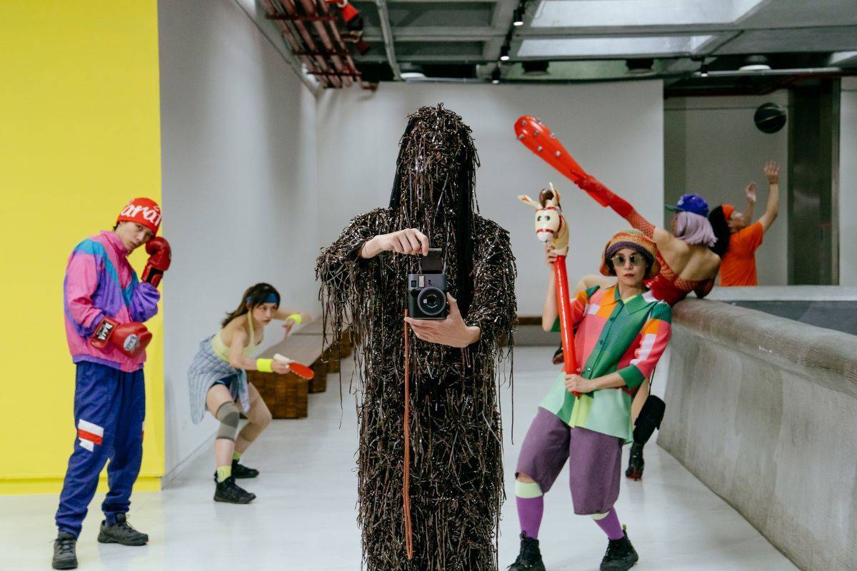 12/20北美館日由表演團隊的「小事製作」進館「串門子」(圖片來源:北美館)