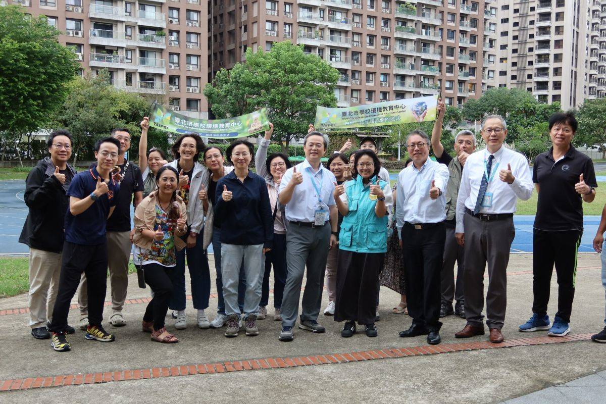 臺北市學校參訪新北市綠旗學校新市國小