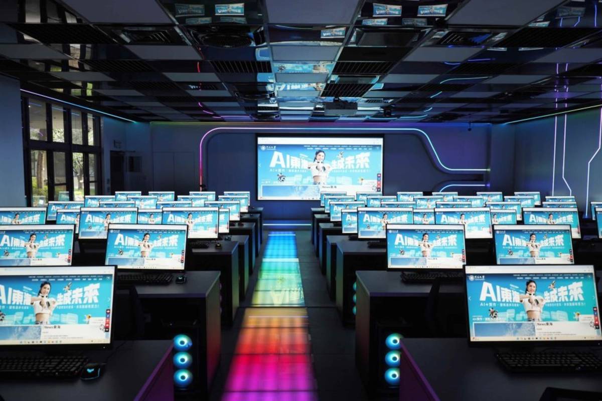 東海大學EMBA耗資近千萬，打造具「電競級配置」的AI教室（圖:東海大學提供）