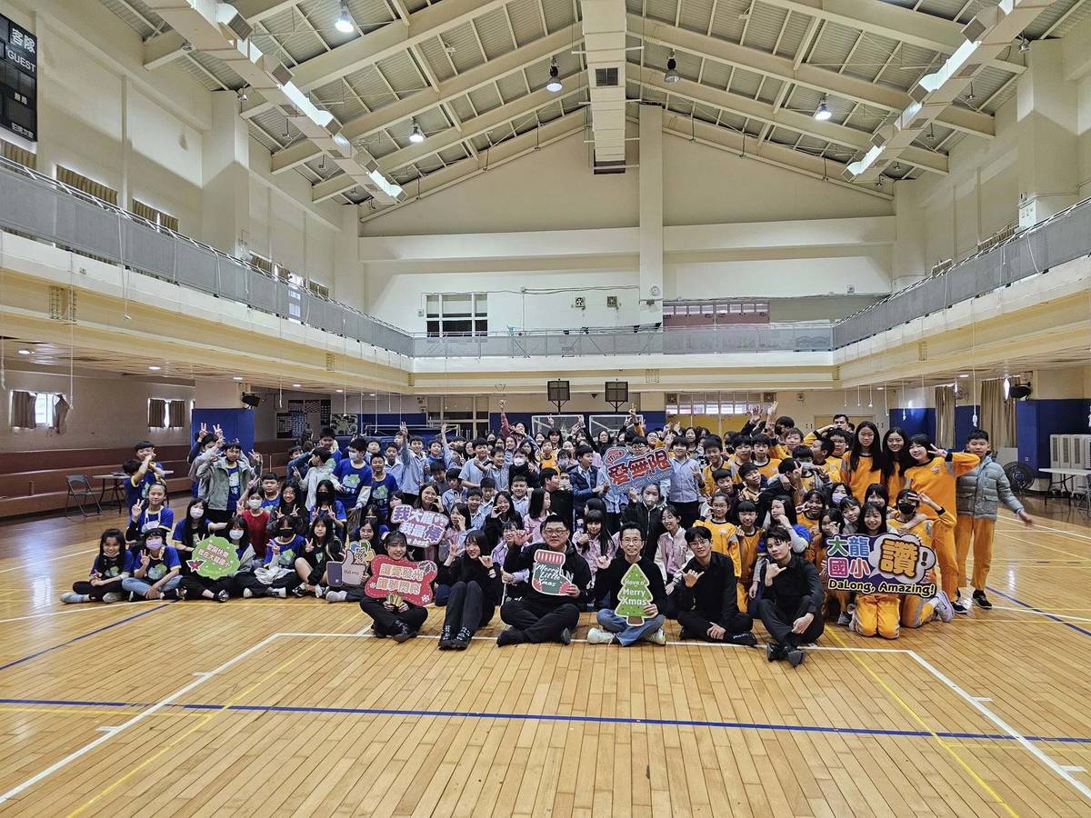 朱宗慶打擊樂團在大龍國小進行為期兩天的教學