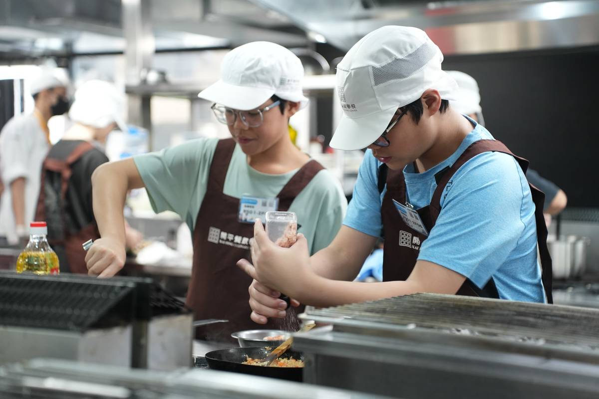 開平餐飲學校舉辦主廚盃競賽，發掘國中餐飲潛力新秀