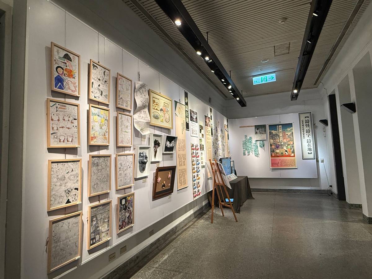 師生透過閱讀與實地踏查，將學校周遭傳統街區的文化底蘊轉化創意作品