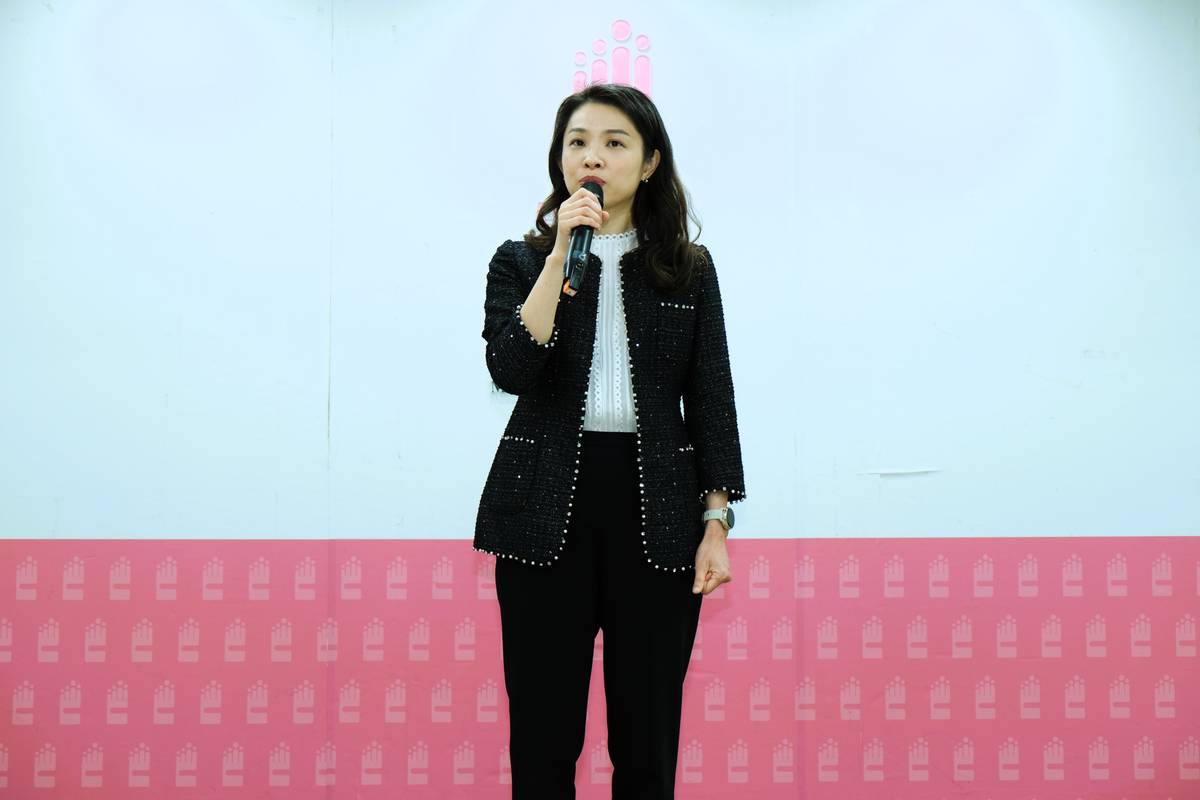 國健署署長沈靜芬說明。(國健署提供)