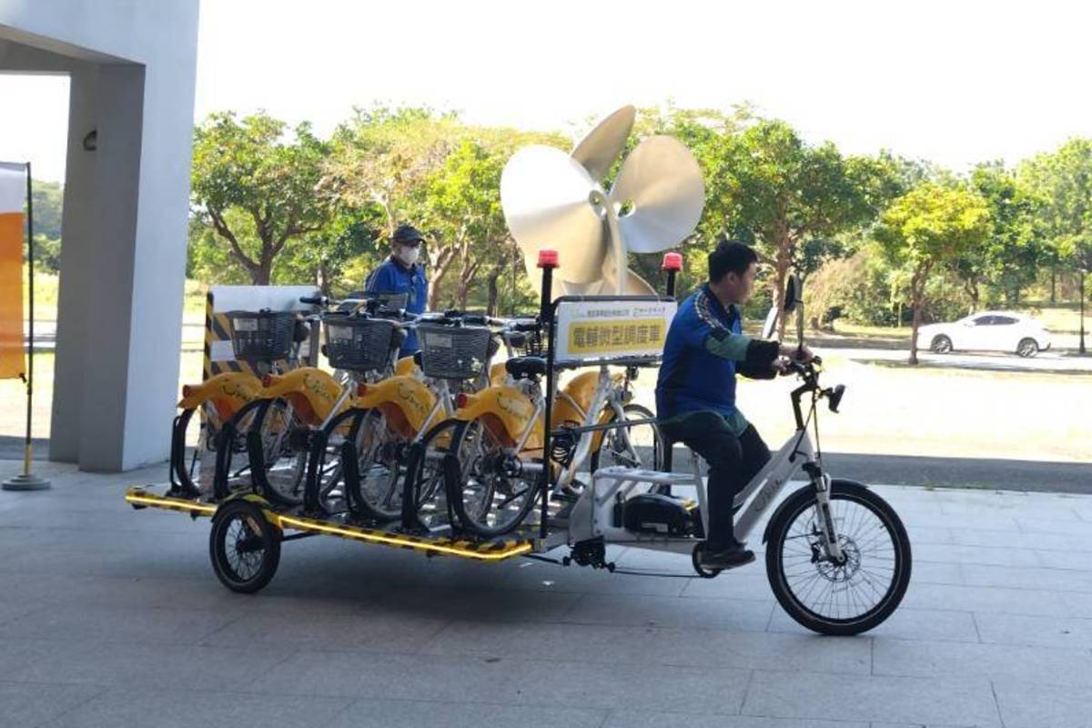 高大導入YouBike電輔微型調度車 學生校園移動更方便1