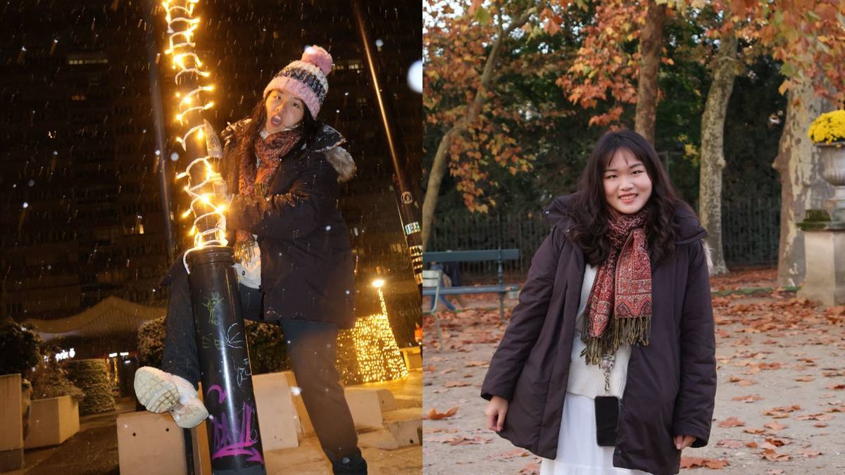 阿瑩在法國巴黎度過了兩個月的時光