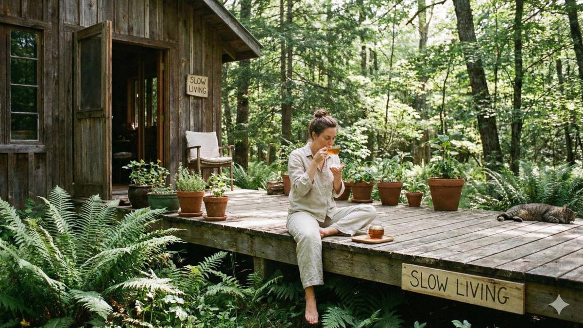 我的慢活，不是慢，而是有選擇 (AI生成)