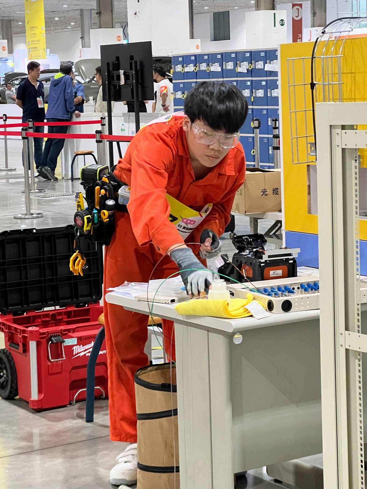 電機科選手李宥承在第55屆全國技能競賽中獲得第五名