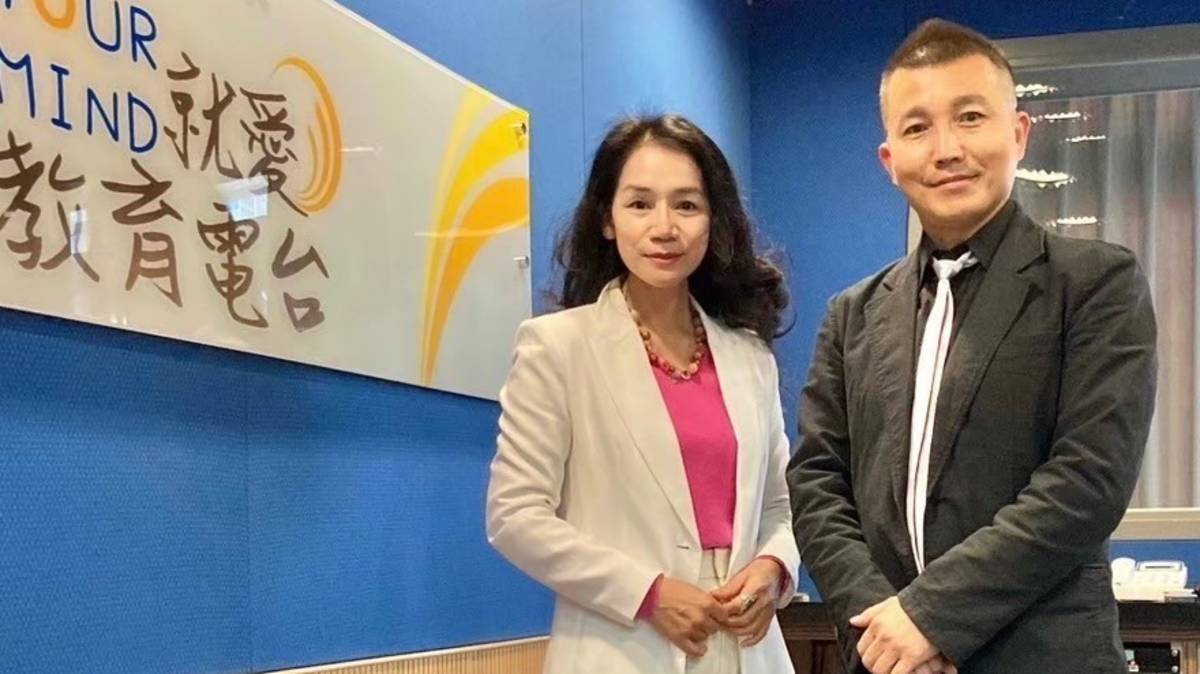 LING國際形象管理學院創辦人呂曉玲老師與常罡合影