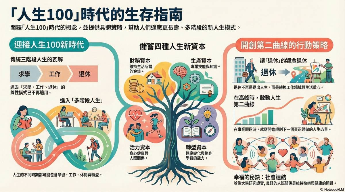 「人生100」時代的生存指南