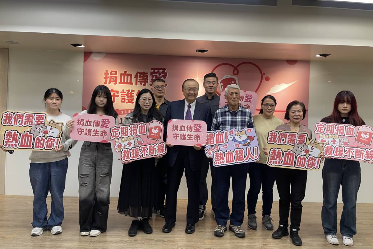 115年捐血月將開跑 年節捐血救人不能等