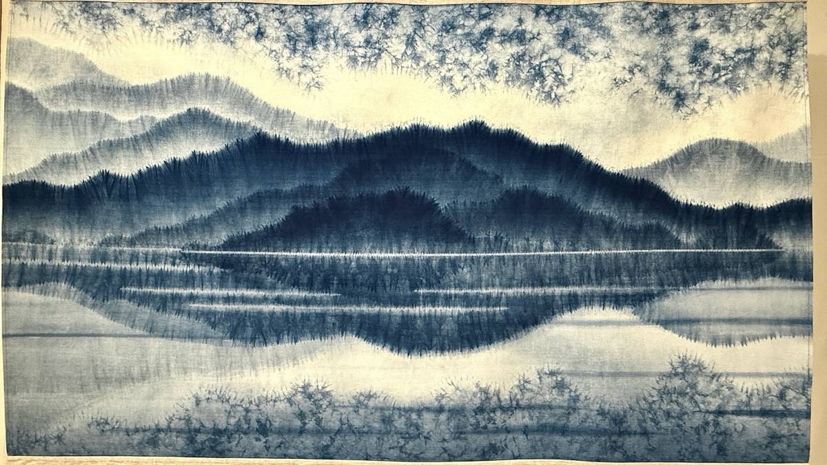 藝術家陳景林藍染作品