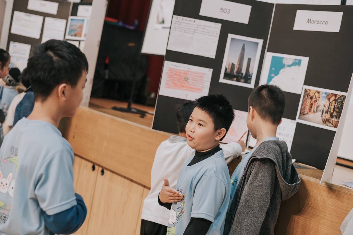 學生透過本次專題學習，學會更多英語單字，也了解不同國家的文化特色