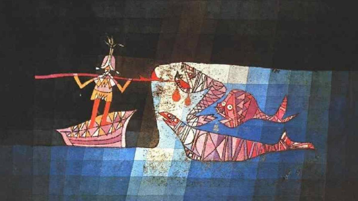 Paul Klee 保羅•克利 作品《水手辛巴德，Sinbad The Sailor》