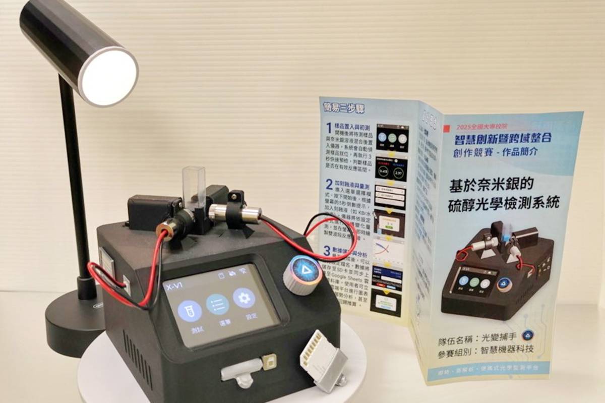 嘉大學子展現創新研發力 獲智慧創新競賽銀牌