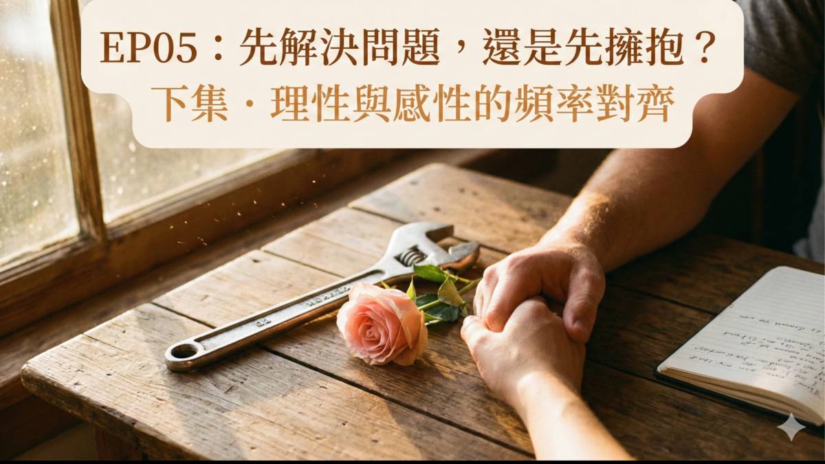 理性與感性的頻率對齊。