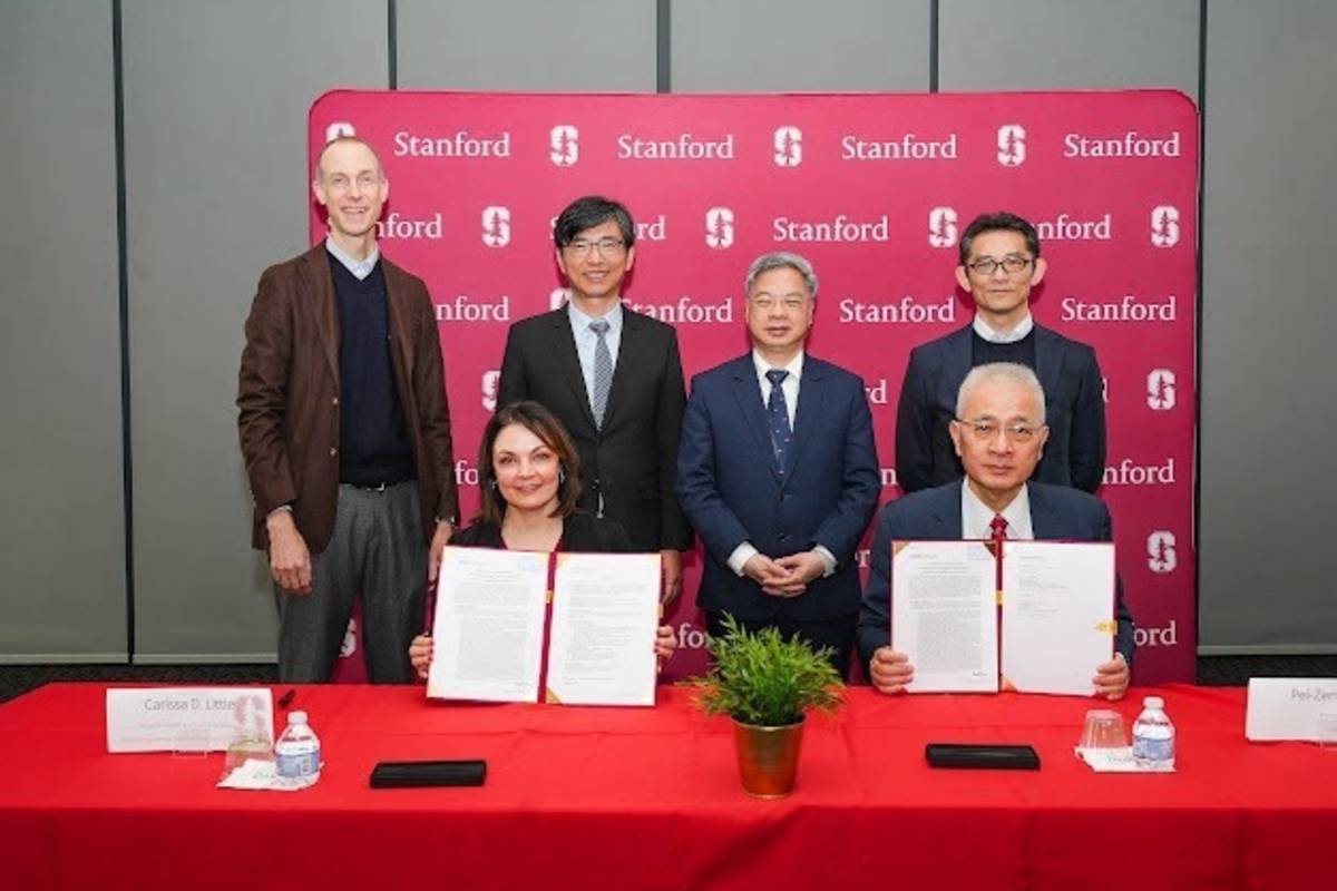 經濟部龔明鑫部長見證工研院與史丹佛大學工學院全球線上創業教育中心（CGOE）簽署新一期「TREE 計畫」合作協議