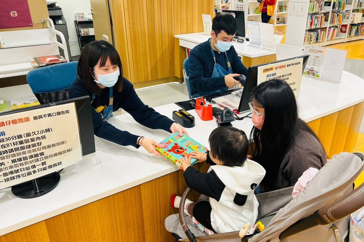 借閱冊數由1次上限30本加倍為60本