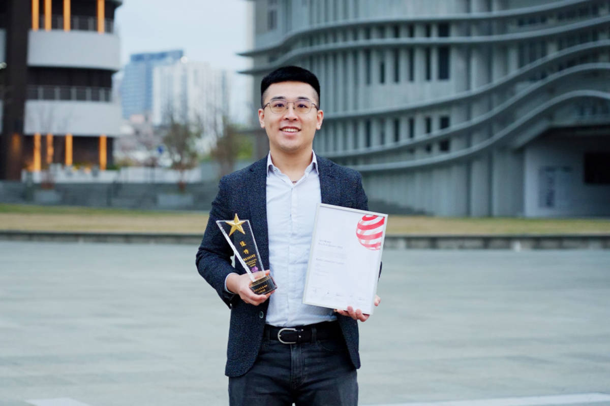 彰基陳良誠醫師從八卦山到柏林：白袍醫師的紅點之旅》獲百工百味影片創作獎佳作。（圖:彰基提供）