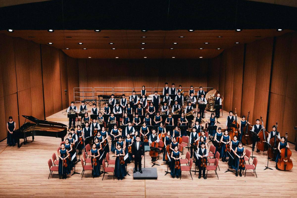 靜心國中管弦樂團在「114學年度學生音樂比賽優勝團隊展演系列音樂會」演出