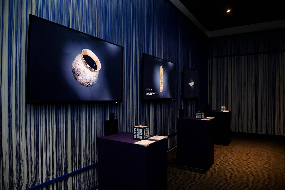 「勁水國寶－故宮x蘭博特展」，結合數位互動科技，認識與體驗國寶文物之美。