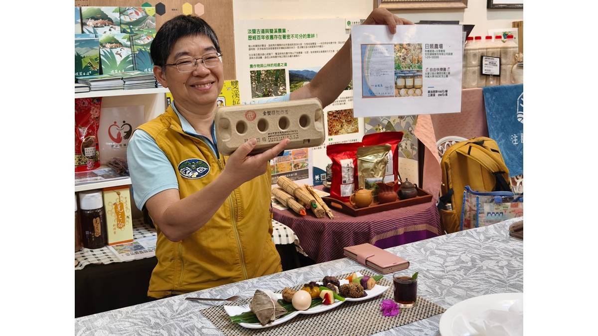 綠食飯桌—每樣食材都取自在地(圖片由簡淑慧提供)
