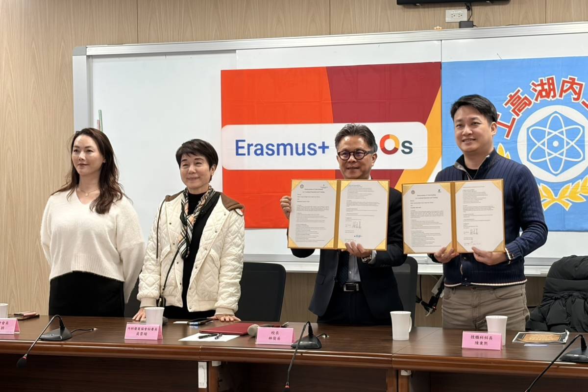 北市內湖高工聯手西班牙技職雙雄，展開機器人技術跨國交流