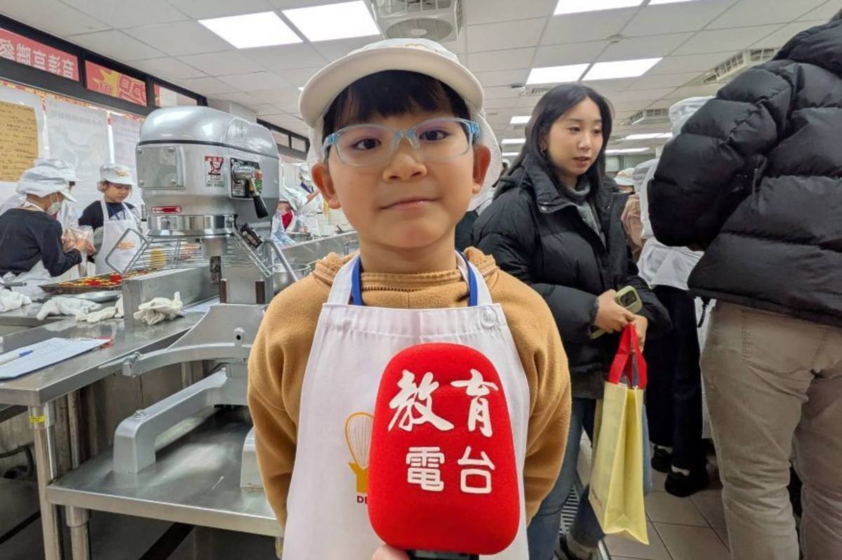 學生佘昀宸表示，他最期待學會製作珍珠奶茶

