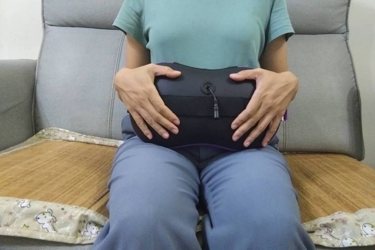 陽明交大研究證實無論何種腹部按摩都有助於排便。(陽明交大提供)