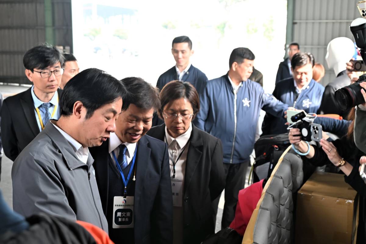 總統蒞臨彰化關心紡織產業 彰化縣府籲中央支持傳統產業轉型（圖／彰化縣政府提供）