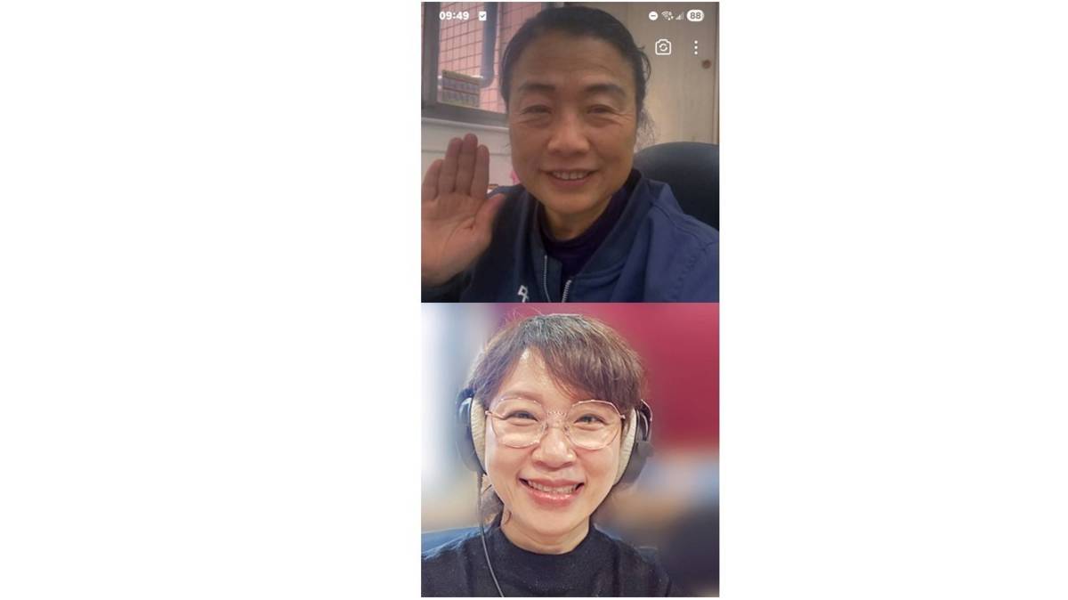 小風與黃開芳里長合影