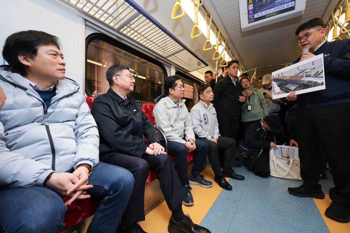 2026年2月8日行政院長卓榮泰視察「宜蘭至羅東鐵路高架化計畫」辦理情形 