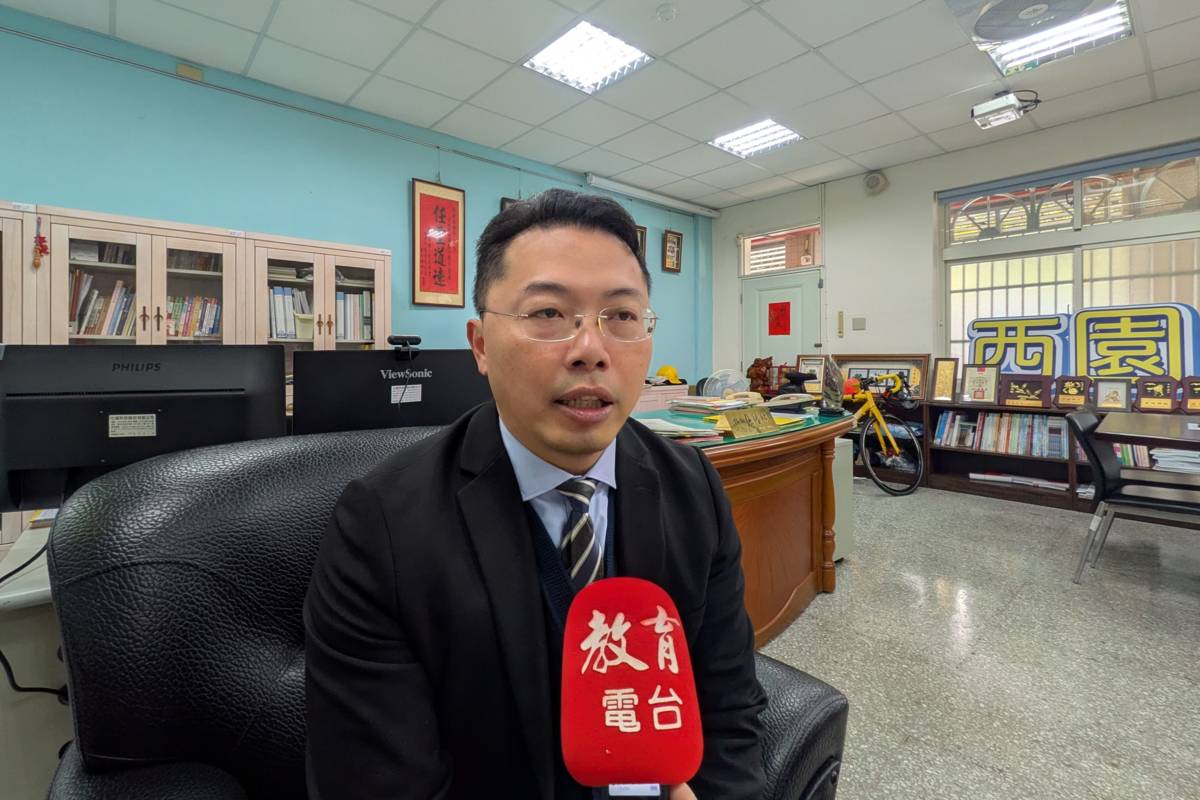 西園國小張勝順校長表示，素養導向的考試題目深具挑戰，學生要取得滿分實屬不易