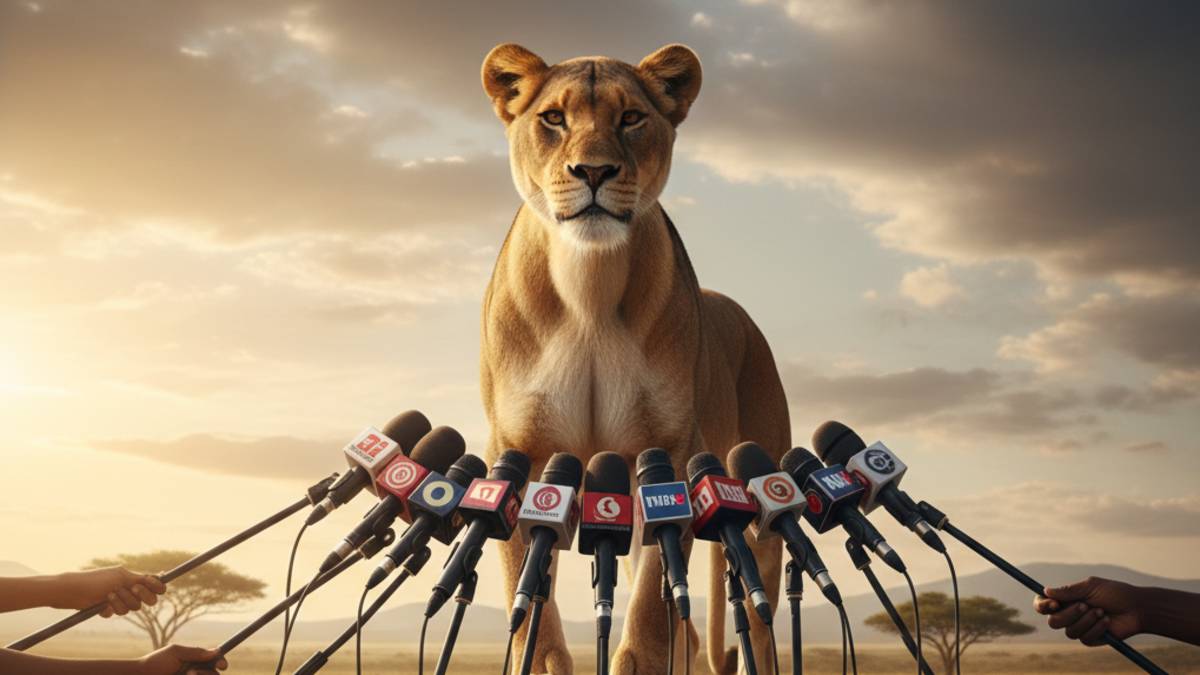 獅子王的現實版：辛巴其實最怕河東獅吼( 圖片由AI生成 )