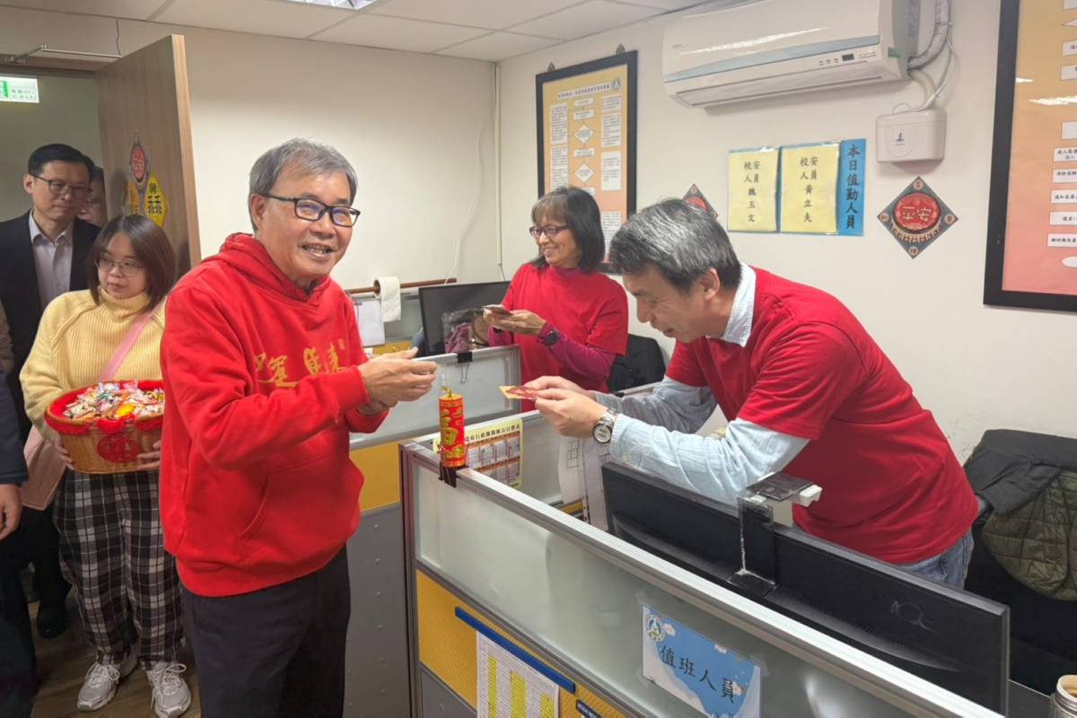 鄭英耀部長慰勉校安同仁，感謝長期堅守崗位、辛勞付出